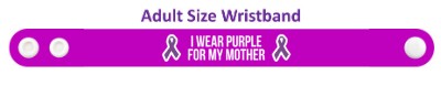 i wear purple for my mother alzheimers disease purple awareness ribbon