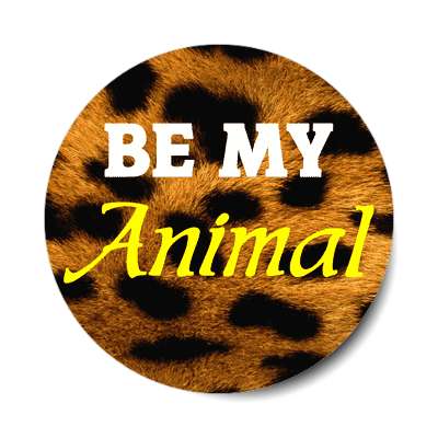 be my animal sticker
