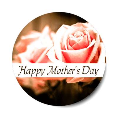 Happy Mothers day sticker flowers mom mother holiday happy gift present