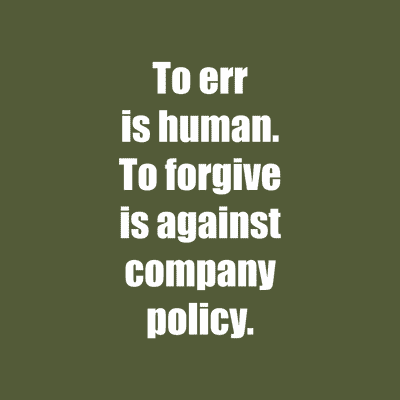 To Err Is Human