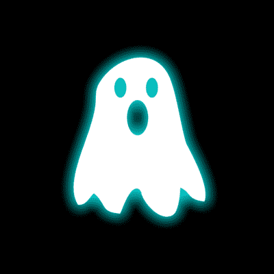 Ghost Eyes and Mouth Sticker