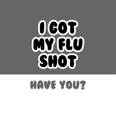 I Got The Flu Vaccine Ask Me Why Green Stickers, Magnet