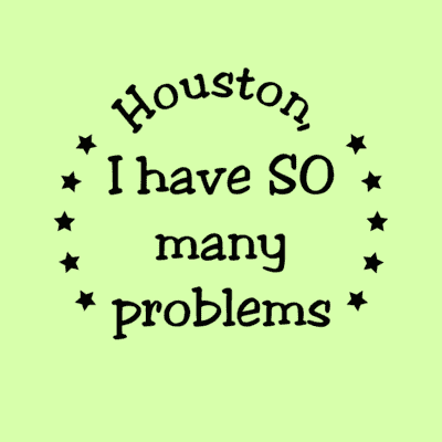 Apollo 13 Houston, we have a problem Sticker for Sale by