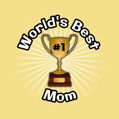 world's best mom Sticker