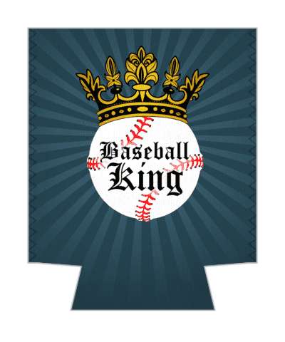 baseball king ball crown rays stickers, magnet