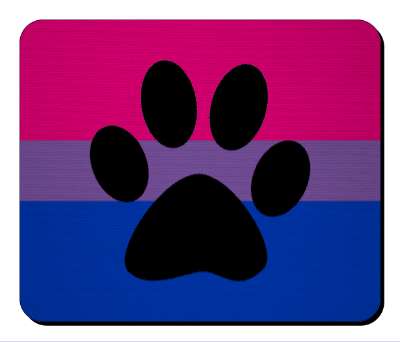 furry bisexual pride lgbt lgbtq rights colors flag stickers, magnet