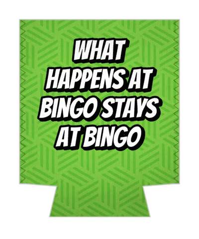 Green What Happens At Bingo Stays At Bingo Funny Stickers, Magnet ...