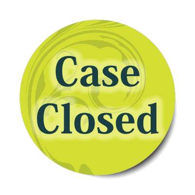 Case Closed Stickers, Magnet | Wacky Print