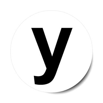 Letter Sticker - Y – Oxford Exchange