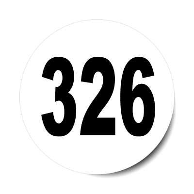 301 to 400 Number Stickers Number Label Self Adhesive Marked